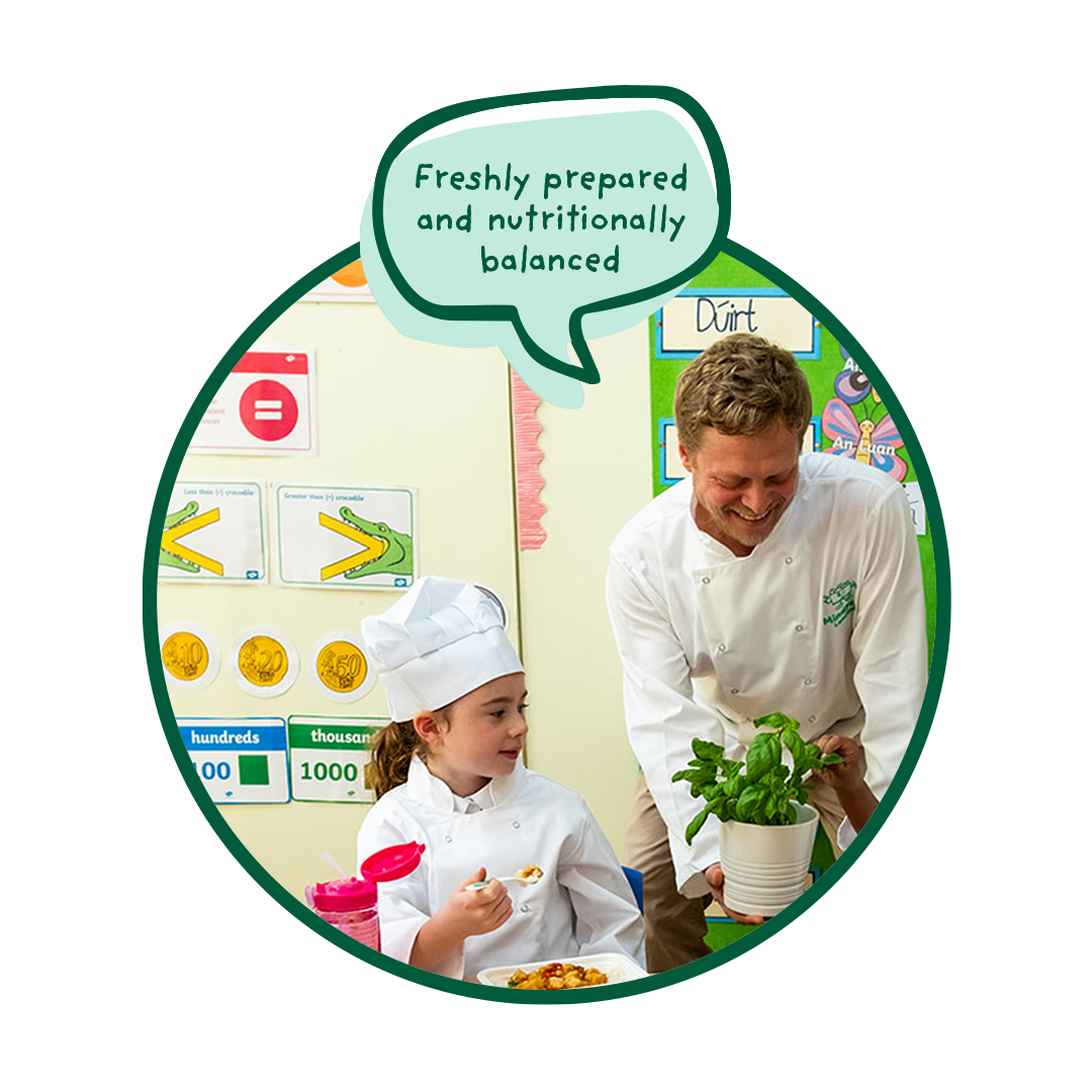 Chef visit in classroom