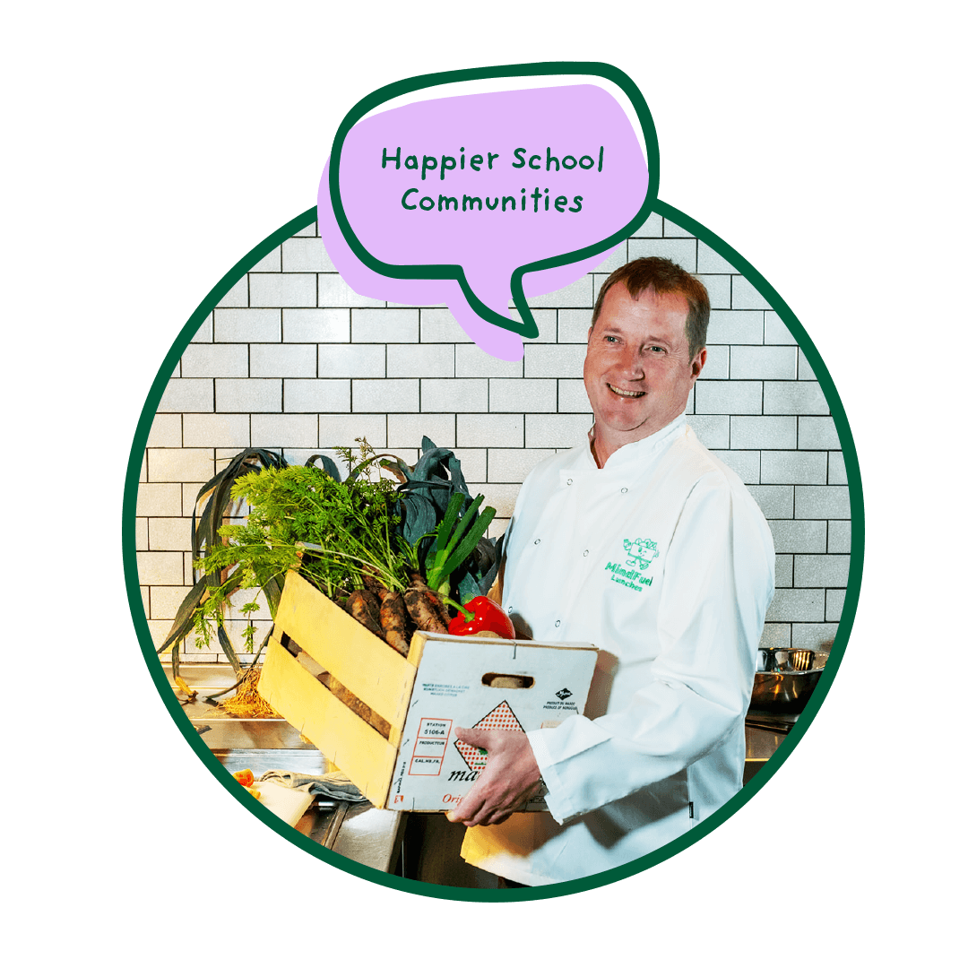 Chef with veg Chef with veg